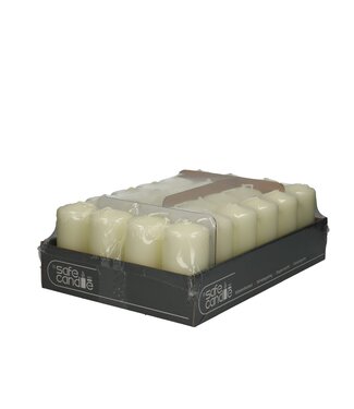 4A Kaars Stomp Safe Candle d05 x 10 centimeter | Per 24 stuks