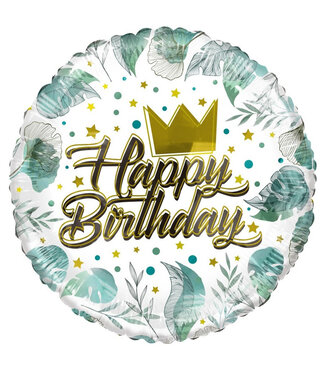 4A Party! Ballon Eco Happy Birthday 45cm ( x 10 )