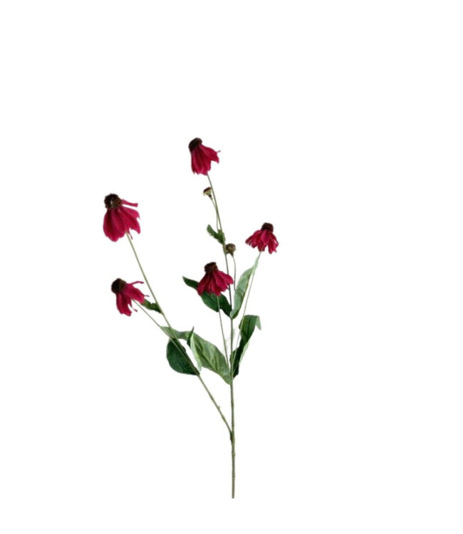 Red Coneflower artificial flower | Echinacea Purpurea artificial flowers | Length 65 centimetres | Available to order per 10 pieces