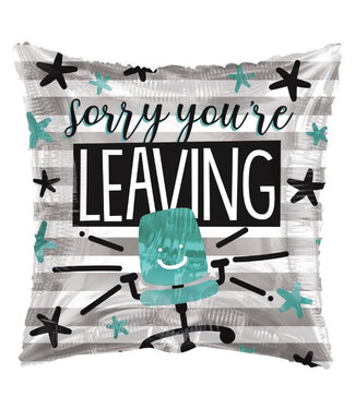 4A Mixed Colours Party! Balloon Eco “Sorry you're leaving” | Diameter 45 centimetres | Per 10 pieces