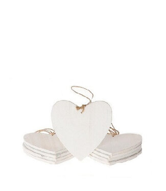 4A Valentijn Deco hanger hart 10cm x10 ( x 1 )
