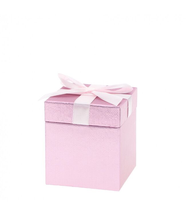 Pink gift boxes Gina | Size 9.3 x 10 centimetres | Available to order in sets of 6
