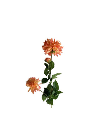 4A Orange Dahlia artificial flower | Length 65 centimetres | Per 10 pieces