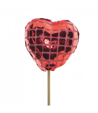 4A Valentijn 50cm Hart Vanessa 6.5cm ( x 25 )