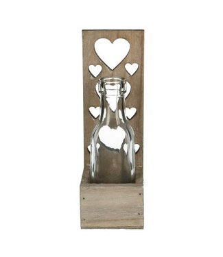 4A Moederdag Glas Hart 1fles d03/5*16cm ( x 12 )