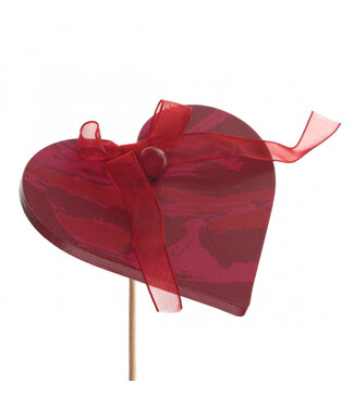 4A Valentijn 50cm Hart marmer 8cm ( x 25 )