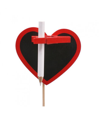 4A Valentijn 50cm Krijtbord hart d8cm ( x 25 )