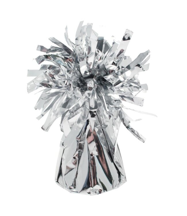 Silver-coloured balloon weight | weight 160 grams | Available to order individually