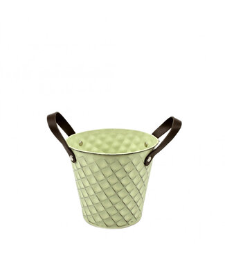 4A Zink Squared pot d15*14cm | Per 10 stuks