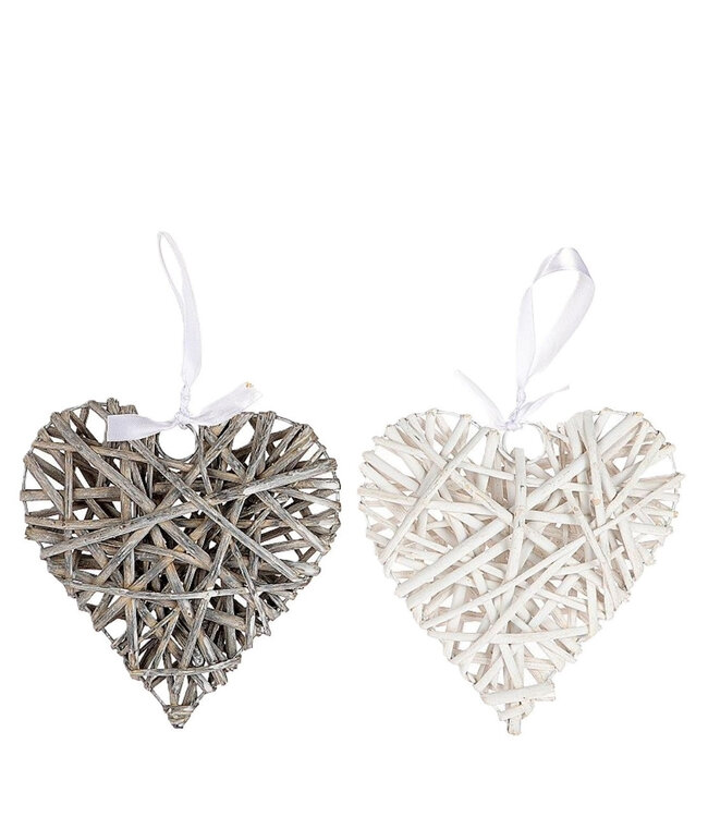 Pendentifs cœur en couleurs mélangées | Diamètre 20 centimètres | À commander par 20 pièces