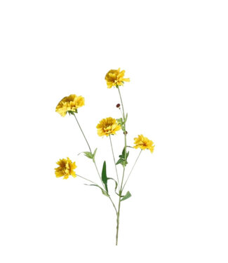 4A Yellow Cornflower artificial flower | Centaurea artificial flowers | Length 65 centimetres | Per 10 pieces