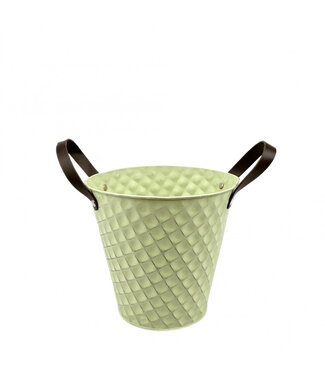 4A Zink Squared pot d18.5*18cm | Per 10 stuks