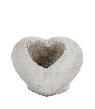 4A Moederdag Planter hart 14*13*11.5cm ( x 2 )