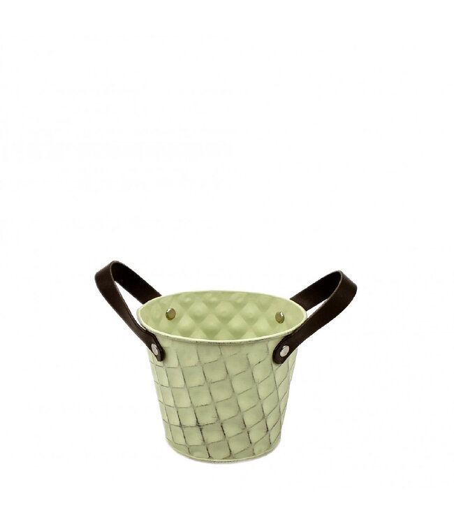 Zink Squared pot d12*10cm ( x 10 )