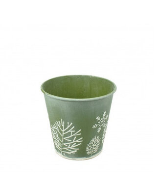 4A Zink Winter pot d11*10cm ( x 10 )
