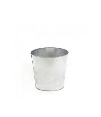 4A Zink Pot | Diameter 13 centimeter | Hoogte 13 centimeter  | Per 10 stuks