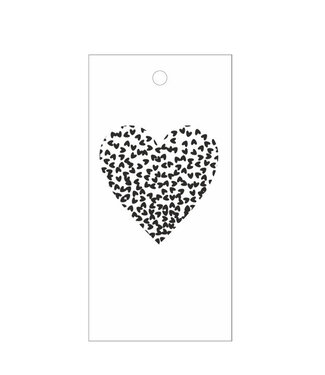4A Valentijn Kaart 5*10cm x20 Hart ( x 1 )