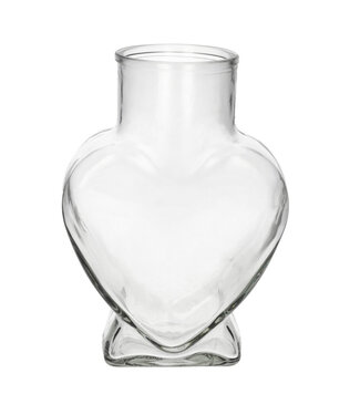4A Valentijn Glas vaas Lovely d08/15*22cm ( x 8 )
