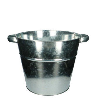 4A Zink Vaas d26*22.5cm 5L | Per 2 stuks