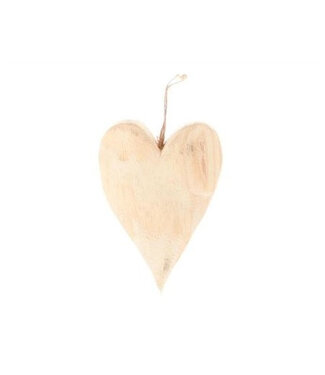 4A Moederdag Hanger hart 10*4*13cm ( x 6 )