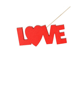 4A Valentijn 50cm Love 9cm ( x 25 )