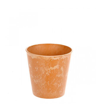4A Pot de fleurs en plastique mélamine couleur terre cuite | Diamètre 11 centimètres | Hauteur 10,5 centimètres | Par 10 pièces