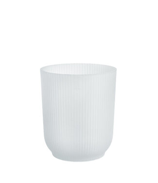 4A Kunststof Vibes vaas Orchid d13*15cm ( x 9 )