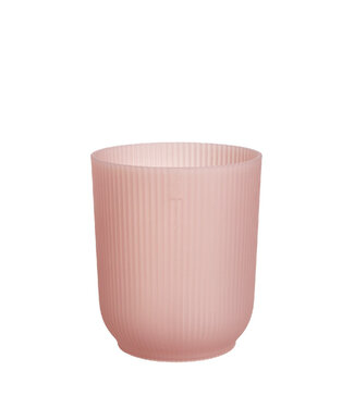 4A Kunststof Vibes vaas Orchid d13*15cm ( x 9 )