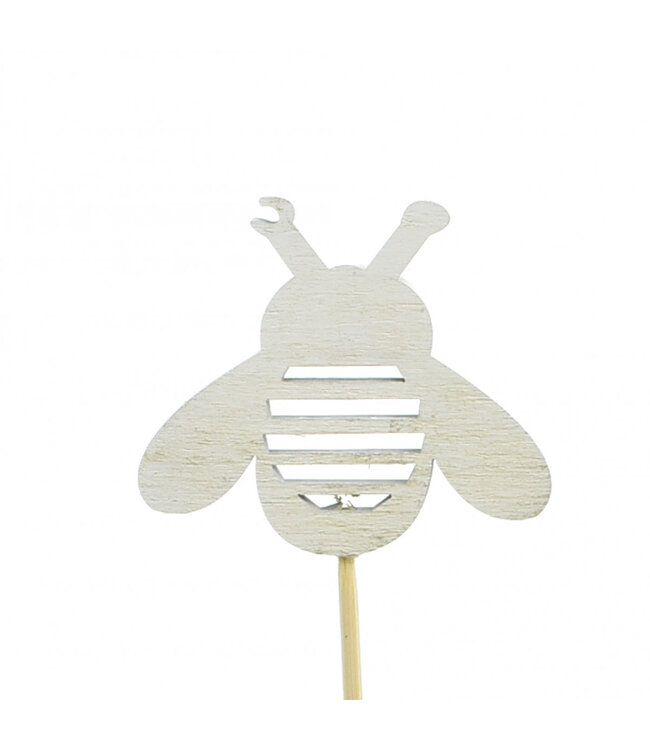 Natural white wooden bee stick | Length 20 centimetres | Diameter 6.5 centimetres | Available to order per 12 pieces