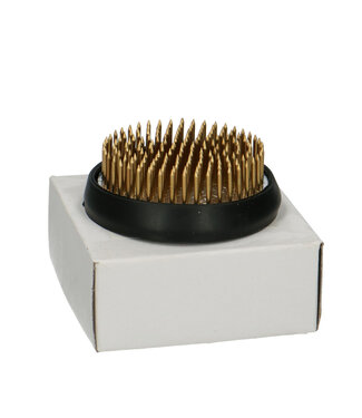 4A Copper-coloured floristry pin holder | Height 6 centimetres | Per piece
