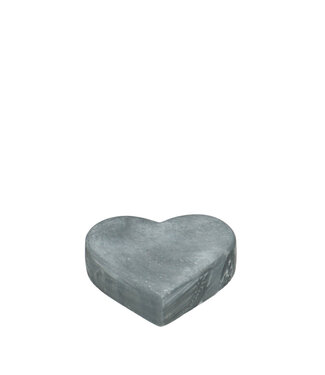 4A Liefde Deco keramiek hart d08*2.5cm ( x 6 )