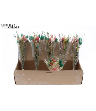 QC Spring BQT Frosted Mint/Frosted Pink | Per 6 stuks