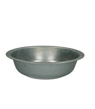 4A Zink Schaal d34.5*8cm ( x 10 )