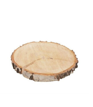 4A Disque en bois de bouleau séché naturellement | Diamètre 21 centimètres | Par 10 pièces