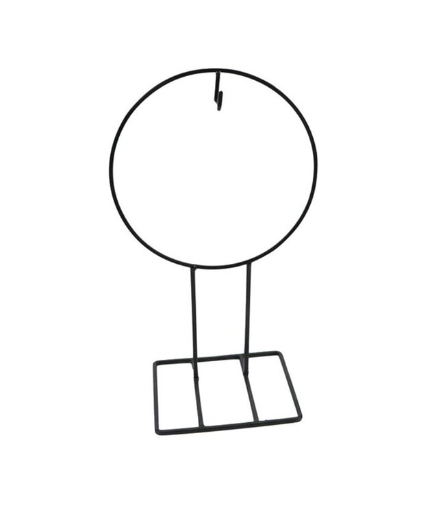 Bloemisterij Ijzeren ring/voet h. d21*35cm ( x 2 )