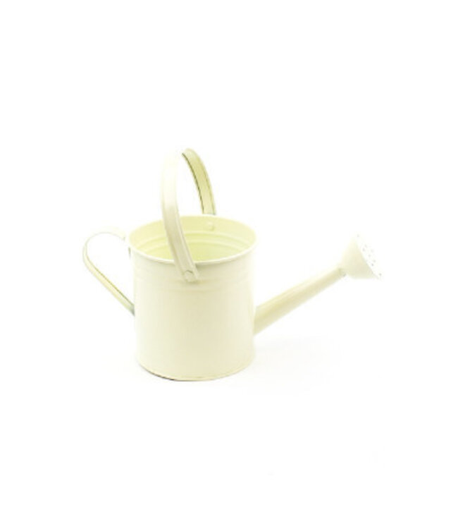 Cream-coloured zinc Watering Can | Size 14.5 x 14.5 centimetres | Available to order in sets of 4