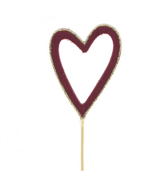 4A Liefde 10cm Hart Belle 8cm ( x 25 )