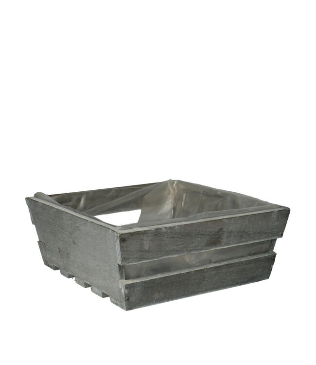 Hout Bak d18*7cm ( x 10 )