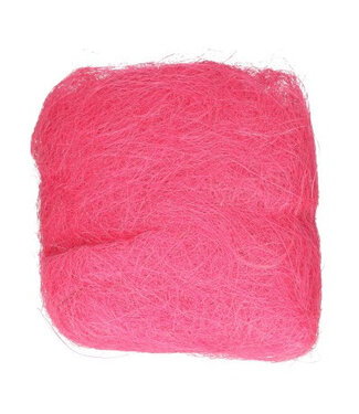 4A Fuchsiakleurige decoratieve sisal | Gewicht 250 gram | Per stuk