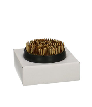4A Copper-coloured floristry pin holder | Height 7 centimetres | Per piece
