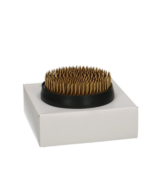 Copper-coloured floristry pin holder | Height 7 centimetres | Available to order individually