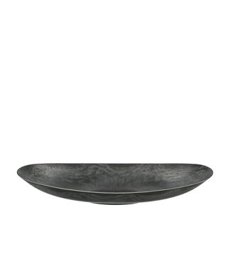 4A Assiette en mélamine plastique gris | Dimensions 30 x 15 x 5 centimètres | Par 12 pièces
