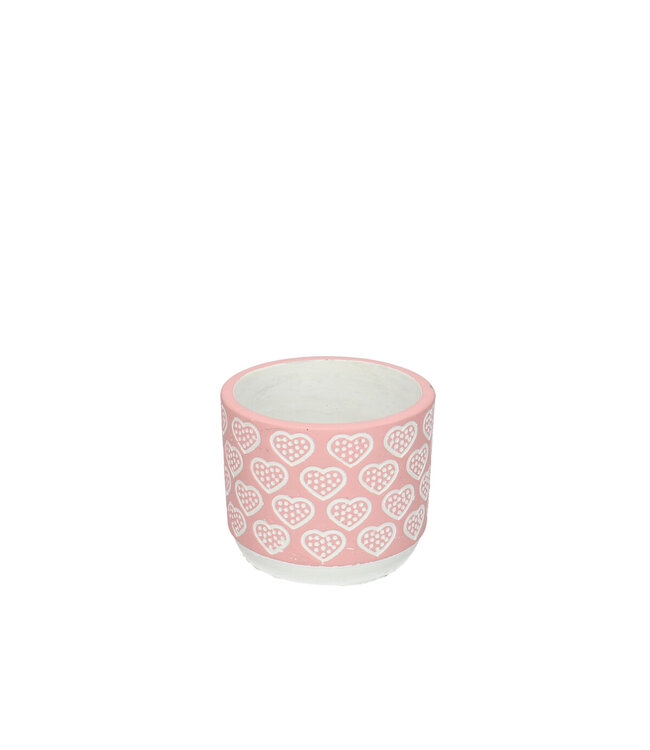 Pink ceramic Adore | Dimensions 10.5 x 9.5 centimetres | Available to order in sets of 6 pieces