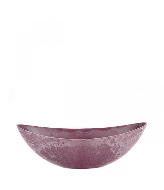 4A Bac à fleurs en mélamine plastique violet en forme de bateau | Dimensions 39 x 12 x 13 centimètres | Par 12 pièces