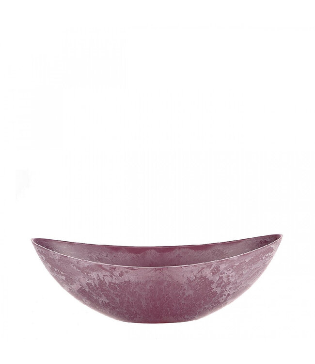 Purple plastic melamine Flower Box Planter boat shape | Size 39 x 12 x 13 centimetres | Available to order per 12 pieces