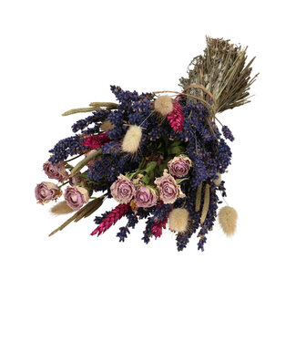 4A Bouquet violet de fleurs séchées Lavande | Par bouquet