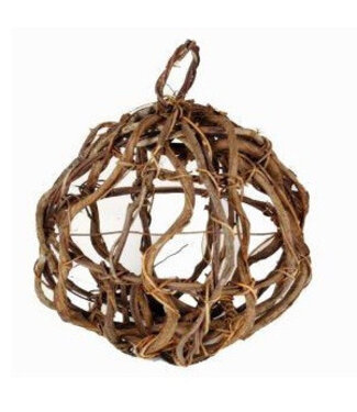 4A Boule décorative séchée de Crazy Vine | Diamètre 40 centimètres | Par pièce