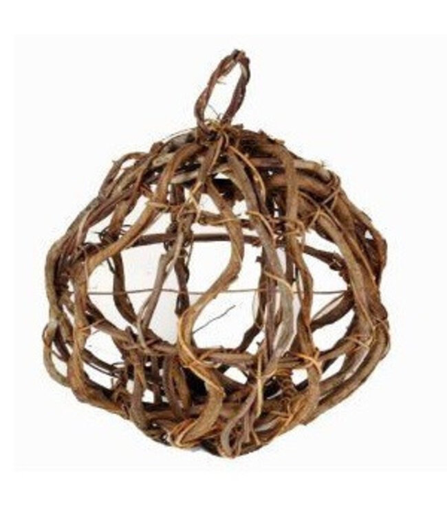 Boule décorative séchée en Crazy Vine | Diamètre 40 centimètres | À commander à l'unité