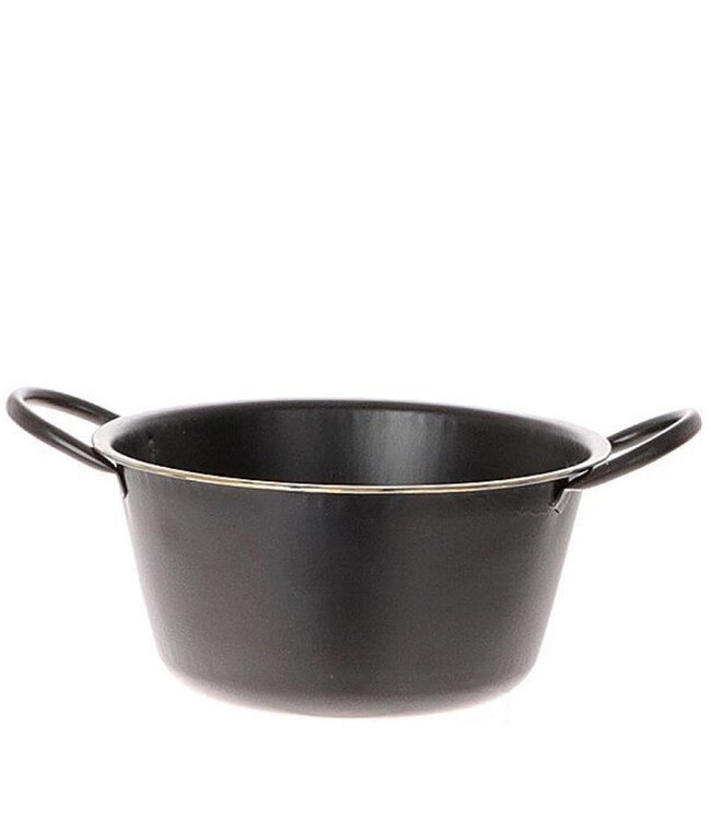 Black Zinc Bowl | Size 21.5 x 10 centimetres | Available to order in sets of 8