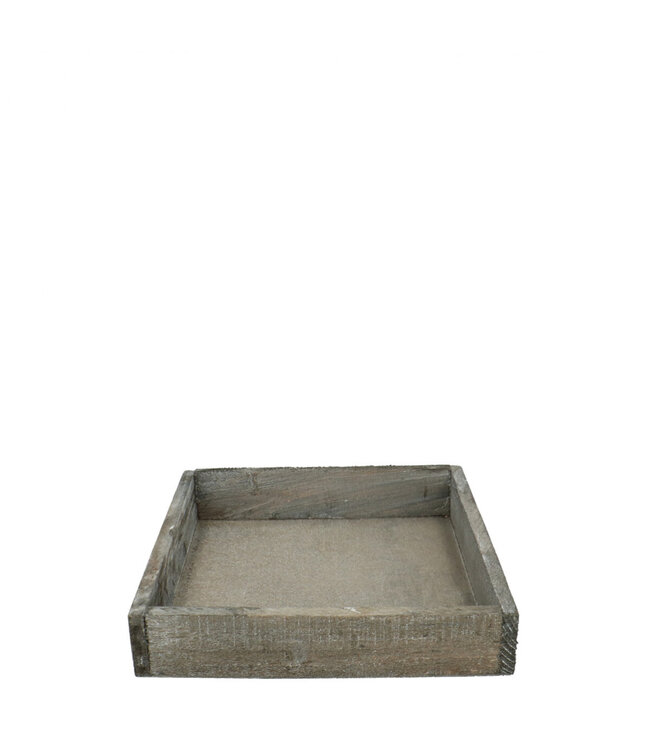 Hout Tray 20*20*4cm ( x 4 )